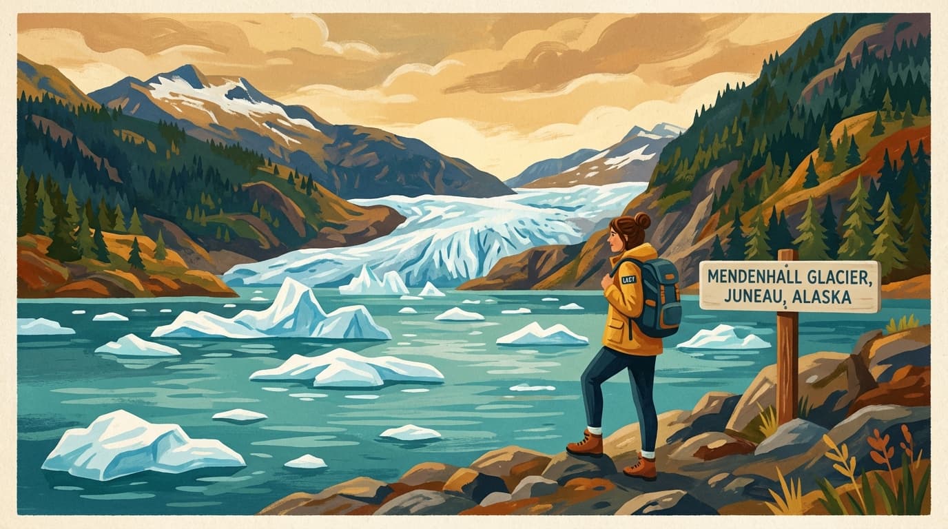 Alaska Juneau Port: Mendenhall Glacier Without a Tour