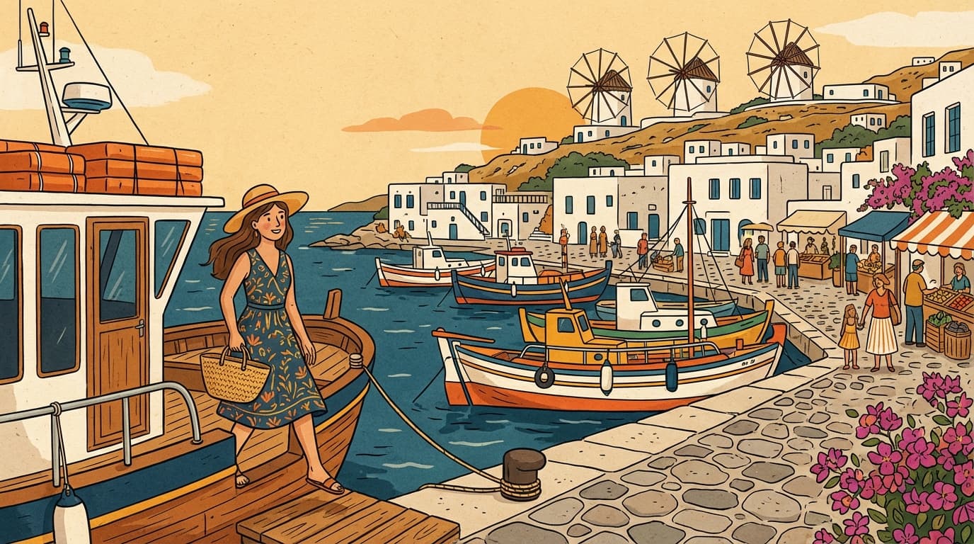 Mykonos Port to Town: Transport and Tips