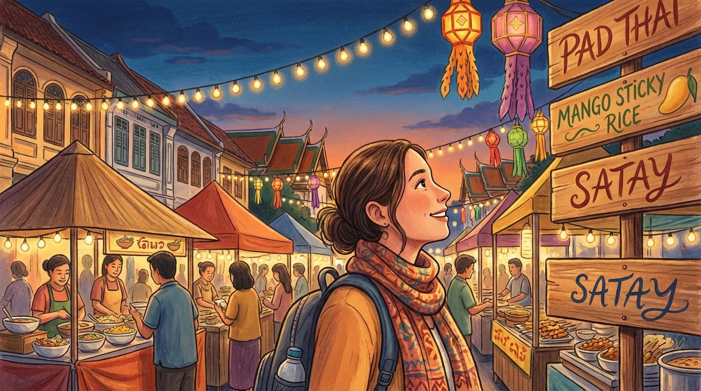 Street Food Menu Signs Around the World